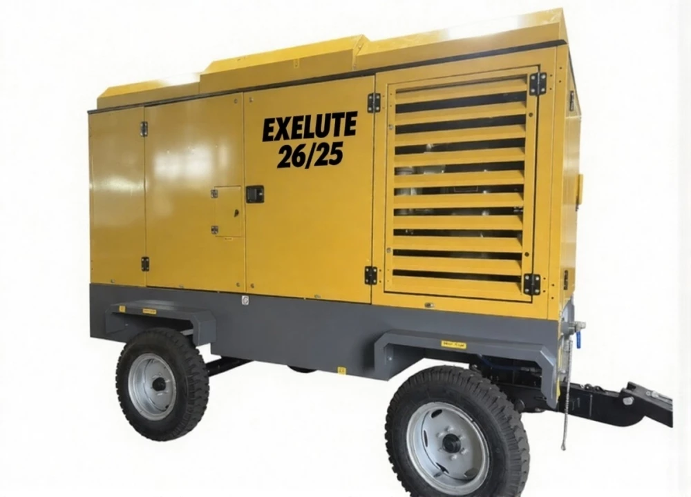Exelute EXP 26/25 - винтовой маслозаполненный дизельный компрессор - EXP-26-25