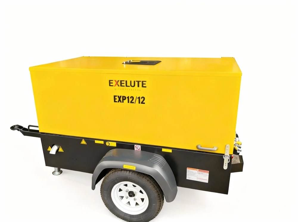 Exelute EXP 15/15 - винтовой маслозаполненный дизельный компрессор - EXP-15-15