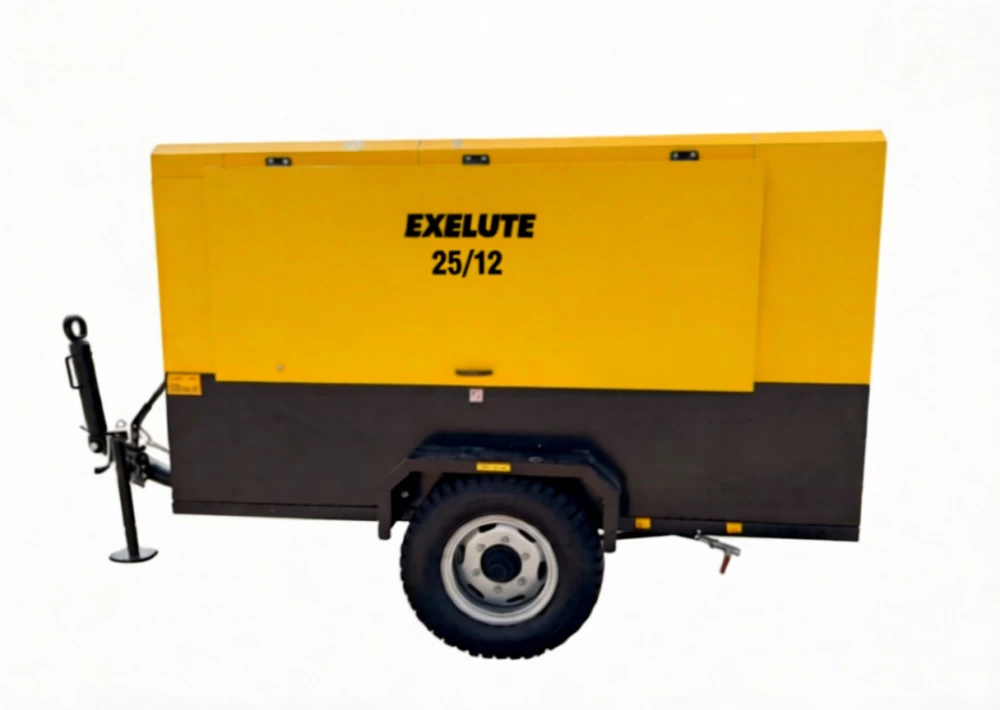 Exelute EXP 25/12 - винтовой маслозаполненный дизельный компрессор - EXP-25-12