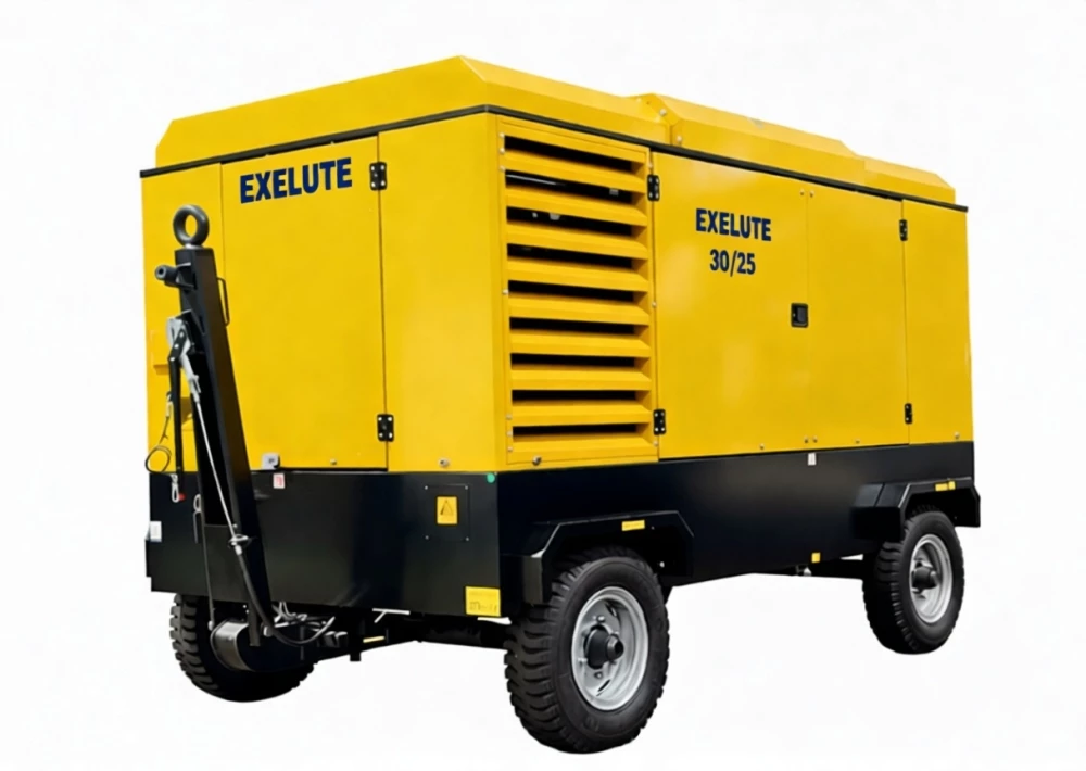 Exelute EXP 30/25 - винтовой маслозаполненный дизельный компрессор - EXP-30-25